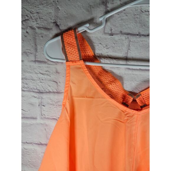 Free People Movement Size L Running Top Neon Mango Flowly NWT - Picture 3 of 10